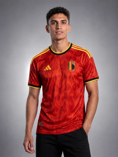 Belgium 26 Home Authentic Jersey